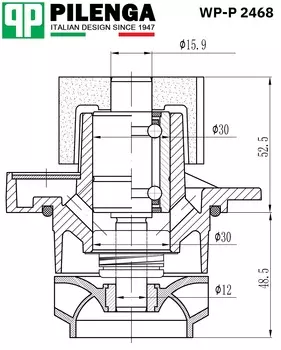НАСОС ОХЛАЖДЕНИЯ ДВС