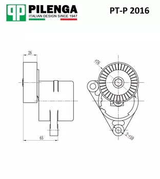 НАТЯЖИТЕЛЬ РЕМНЯ ПРИВОДНОГО (В СБОРЕ), CRUZE, LACETTI, ASTRA-H