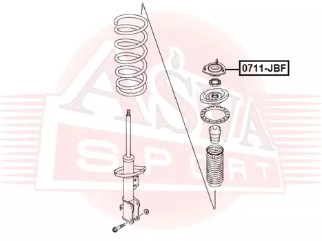 ОПОРА АМОРТИЗАТОРА