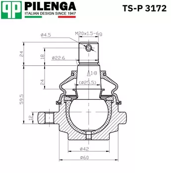 ОПОРА ШАРОВАЯ НИЖ, ГАЗ 2217