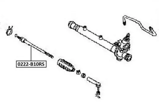 ОСЕВОЙ ШАРНИР, РУЛЕВАЯ ТЯГА