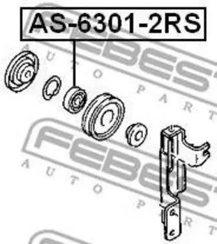 ПОДШИПНИК ГЕНЕРАТОРА 12X37X12 ALL TOYOTA MITSUBISHI HONDA MAZDA NISSAN