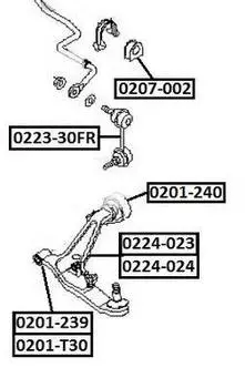 ПОДВЕСКА, РЫЧАГ НЕЗАВИСИМОЙ ПОДВЕСКИ КОЛЕСА
