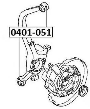 ПОДВЕСКА, РЫЧАГ НЕЗАВИСИМОЙ ПОДВЕСКИ КОЛЕСА