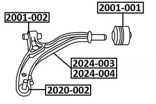 ПОДВЕСКА, РЫЧАГ НЕЗАВИСИМОЙ ПОДВЕСКИ КОЛЕСА