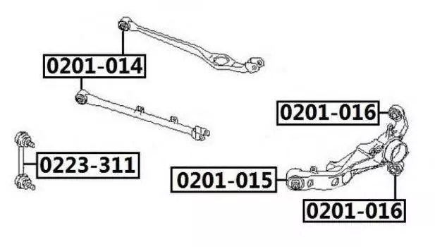 ПОДВЕСКА, РЫЧАГ НЕЗАВИСИМОЙ ПОДВЕСКИ КОЛЕСА