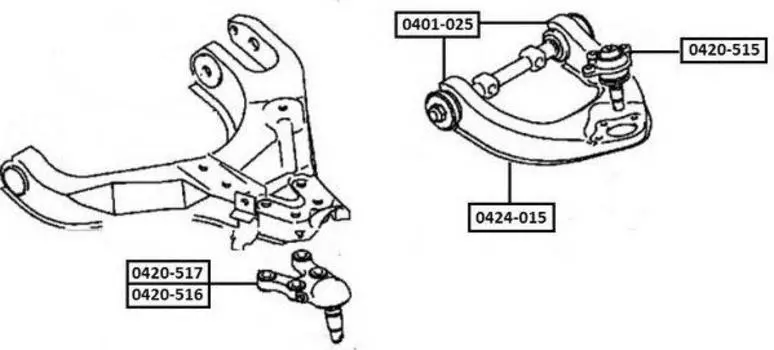 ПОДВЕСКА, РЫЧАГ НЕЗАВИСИМОЙ ПОДВЕСКИ КОЛЕСА