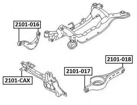 ПОДВЕСКА, РЫЧАГ НЕЗАВИСИМОЙ ПОДВЕСКИ КОЛЕСА