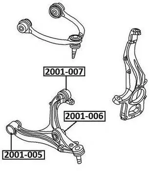 ПОДВЕСКА, РЫЧАГ НЕЗАВИСИМОЙ ПОДВЕСКИ КОЛЕСА