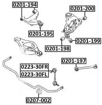 ПОДВЕСКА, РЫЧАГ НЕЗАВИСИМОЙ ПОДВЕСКИ КОЛЕСА