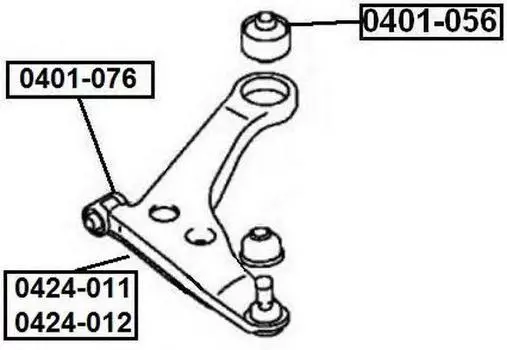 ПОДВЕСКА, РЫЧАГ НЕЗАВИСИМОЙ ПОДВЕСКИ КОЛЕСА