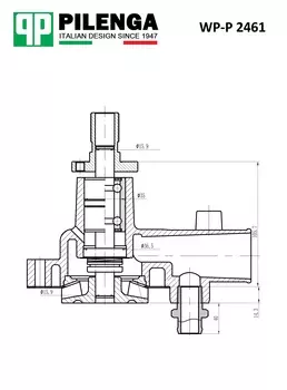 ПОМПА СИСТЕМЫ ОХЛАЖДЕНИЯ, ДВ.ЗМЗ-4061