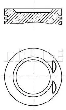 ПОРШНЕКОМПЛЕКТ, AUDI