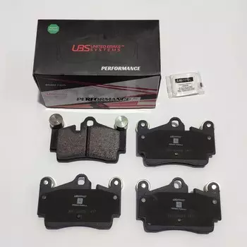 ПРЕМИУМ ТОРМОЗНЫЕ КОЛОДКИ ДЛЯ AUDI Q7/VW TOUAREG/ PORSCHE CAYENNE ЗАДНИЕ, В КОМПЛЕКТЕ СО СМАЗКОЙ (5ГР.)