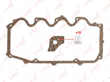 ПРОКЛАДКА КРЫШКИ ГБЦ, FORD ESCORT III-VI 1.1-1.6 80-96, FIESTA II-III 1.3-1.6 83-93, SIERRA 1.6 89-93