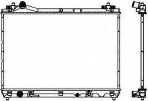 РАДИАТОР ОХЛАЖДЕНИЯ ДВИГАТЕЛЯ