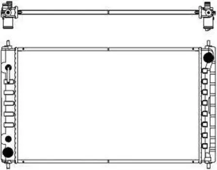 РАДИАТОР ОХЛАЖДЕНИЯ ДВИГАТЕЛЯ