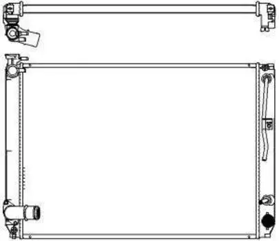 РАДИАТОР ОХЛАЖДЕНИЯ ДВИГАТЕЛЯ