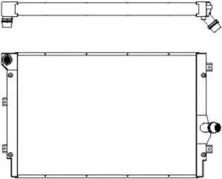 РАДИАТОР ОХЛАЖДЕНИЯ ДВИГАТЕЛЯ