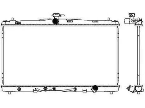 РАДИАТОР ОХЛАЖДЕНИЯ ДВИГАТЕЛЯ