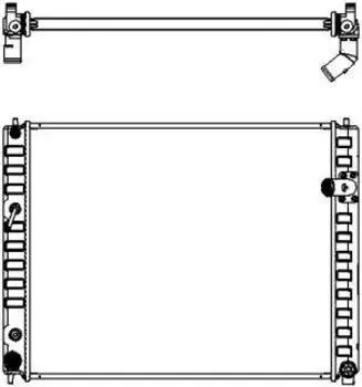 РАДИАТОР ОХЛАЖДЕНИЯ ДВИГАТЕЛЯ