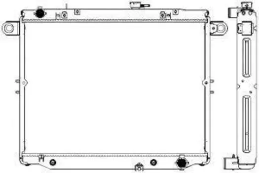 РАДИАТОР ОХЛАЖДЕНИЯ ДВИГАТЕЛЯ