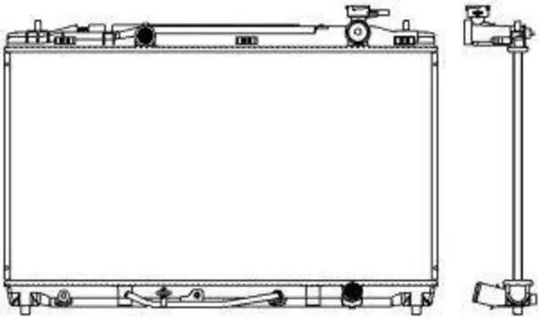 РАДИАТОР ОХЛАЖДЕНИЯ ДВИГАТЕЛЯ