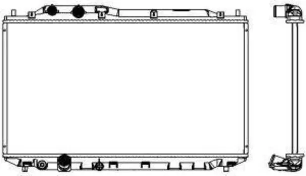 РАДИАТОР ОХЛАЖДЕНИЯ ДВИГАТЕЛЯ