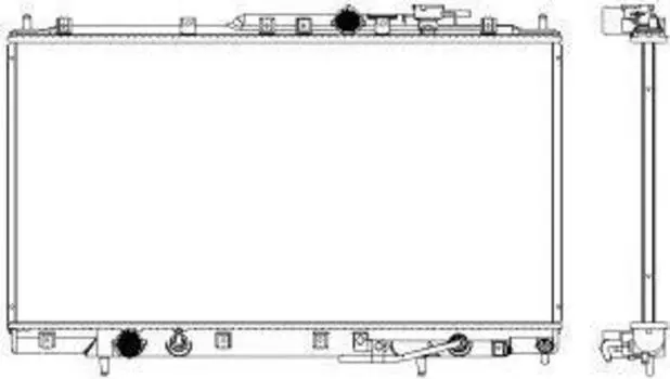 РАДИАТОР ОХЛАЖДЕНИЯ ДВИГАТЕЛЯ