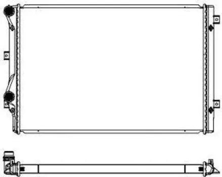 РАДИАТОР ОХЛАЖДЕНИЯ ДВИГАТЕЛЯ