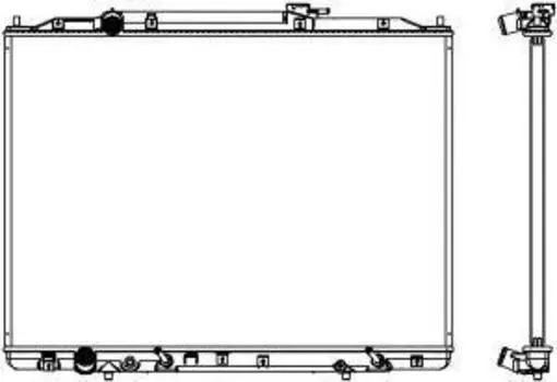 РАДИАТОР ОХЛАЖДЕНИЯ ДВИГАТЕЛЯ