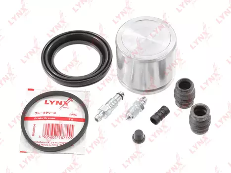 РЕМКОМПЛЕКТ ТОРМОЗНОГО СУППОРТА С ПОРШНЕМ ПЕРЕДНЕГО (ПОРШЕНЬ D57 MM, СУППОРТ TRW/LUCAS), HONDA ACCORD VI 98-02, CIVIC VII 00-05, MERCEDES-BENZ A(W168) 99-04, NISSAN ALME