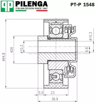 РОЛИК НАТЯЖИТЕЛЬ РЕМНЯ С ЭКСЦЕНТРИКОМ (НАТЯЖНОЙ), ВАЗ 2190