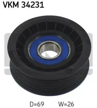 РОЛИК ПАРАЗИТ. ПРИВ. РЕМНЯ FORD B-MAX /FOCUS III