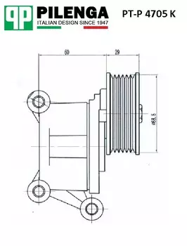 РОЛИК НАТЯЖИТЕЛЯ РЕМНЯ В СБОРЕ
