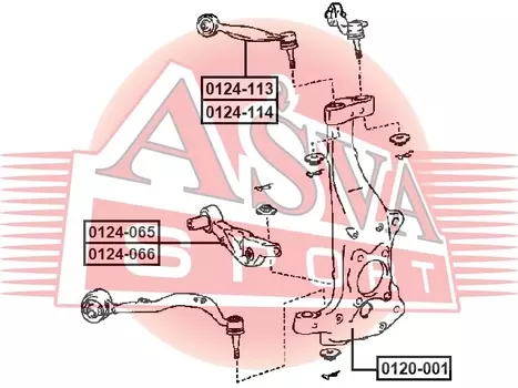 РЫЧАГ ПОДВЕСКИ LEXUS LS 2007-