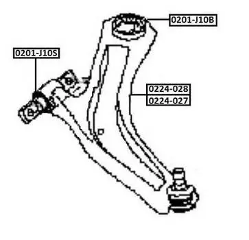 САЙЛЕНБЛОК ПЕРЕДНЕГО РЫЧАГА ЗАДНИЙ