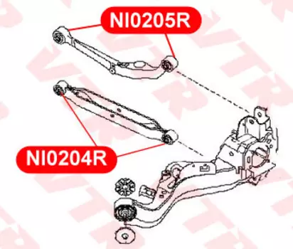 САЙЛЕНБЛОК ЗАДНЕГО ПОПЕРЕЧНОГО РЫЧАГА