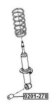 САЙЛЕНТБЛОК АМОРТИЗАТОРА ПЕРЕДНЕГО