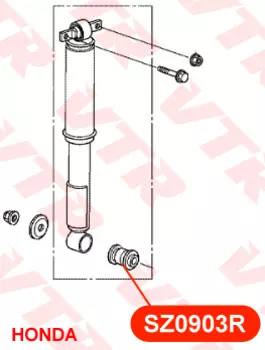 САЙЛЕНТБЛОК ЦАПФЫ ЗАДНЕЙ ПОДВЕСКИ, НИЖНИЙ