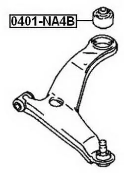 САЙЛЕНТБЛОК ПЕРЕДНЕГО РЫЧАГА ЗАДНИЙ