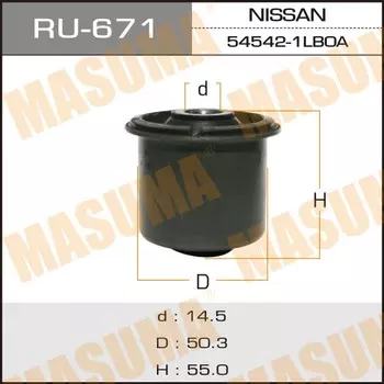 САЙЛЕНТБЛОК ПЕРЕДНЕГО ВЕРХНЕГО РЫЧАГА