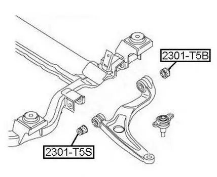 САЙЛЕНТБЛОК ПЕРЕДНИЙ ПЕРЕДНЕГО НИЖНЕГО РЫЧАГА