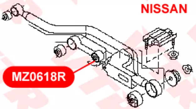 САЙЛЕНТБЛОК ПОПЕРЕЧНОЙ ТЯГИ