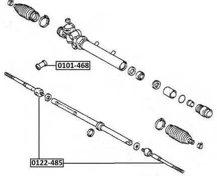 САЙЛЕНТБЛОК РУЛЕВОЙ РЕЙКИ