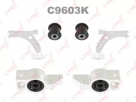 САЙЛЕНТБЛОК РЫЧАГА ПЕР К-Т AUDI A3 1.2T-3.2 03-12, SKODA FABIA 1.2-1.9D 07- / O