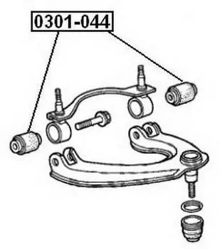 САЙЛЕНТБЛОК РЫЧАГА ПЕР ВЕРХ