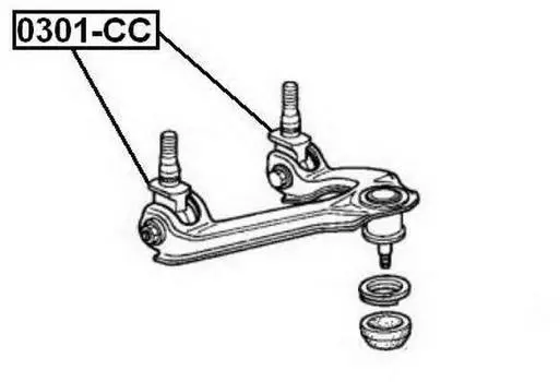 САЙЛЕНТБЛОК РЫЧАГА ВЕРХ