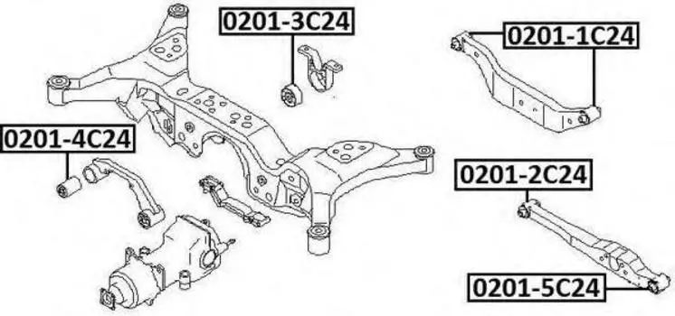 САЙЛЕНТБЛОК РЫЧАГА ЗАД НИЖ