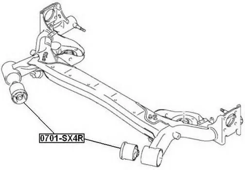 САЙЛЕНТБЛОК ЗАДНЕЙ БАЛКИ